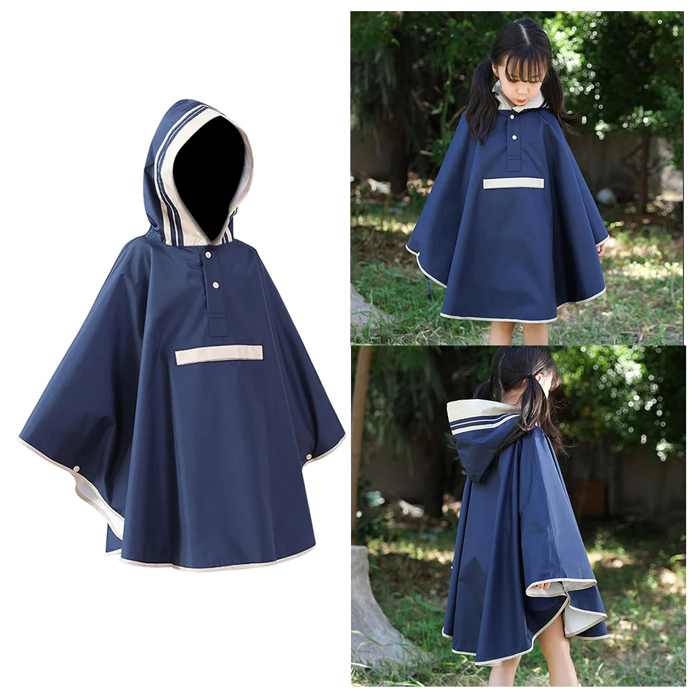 Hooded Rain Poncho, Waterproof Kids Raincoat- Lightweight Reusable Hooded Rainwear for Kids Under Age 5 ( Navy Blue/ )
Hooded Rain Poncho, Waterproof Kids Raincoat- Lightweight Reusable Hooded Rainwear for Kids Under Age 5 ( Navy Blue/ )