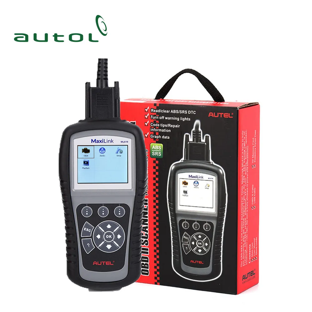Autel MaxiLink ML619 Car Vehicle Diagnostic Fault Code Reader Tool Obdii Eobd Scanner MaxiLink ML 619
Autel MaxiLink ML619 Car Vehicle Diagnostic Fault Code Reader Tool Obdii Eobd Scanner MaxiLink ML 619