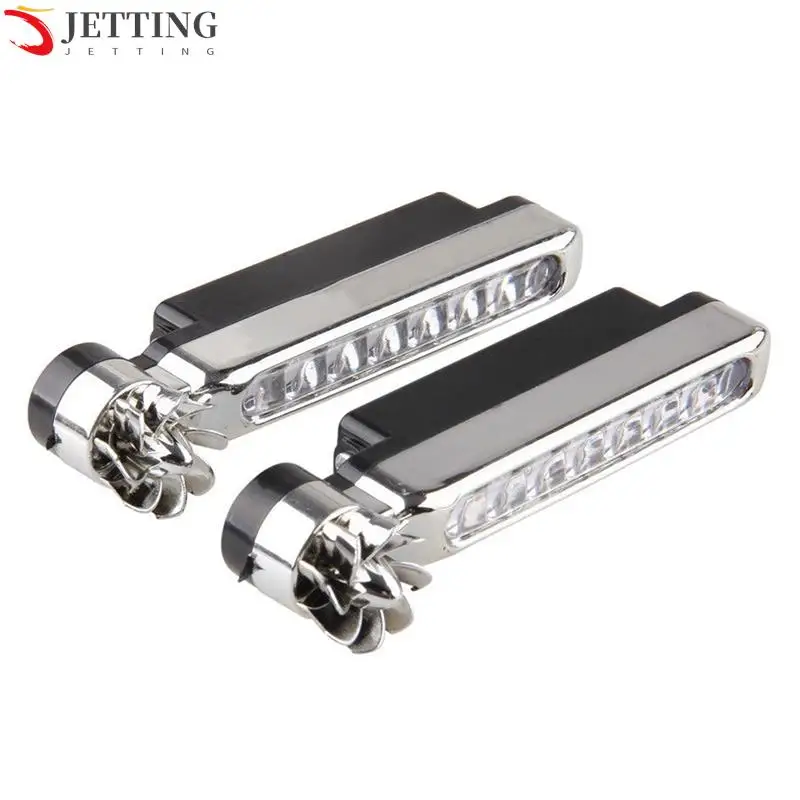 1Pc Car Running Lights styling No Need External Power Supply Car Daytime Wind Energy 8 LED Daylight Headlight Lamp
1Pc Car Running Lights styling No Need External Power Supply Car Daytime Wind Energy 8 LED Daylight Headlight Lamp
