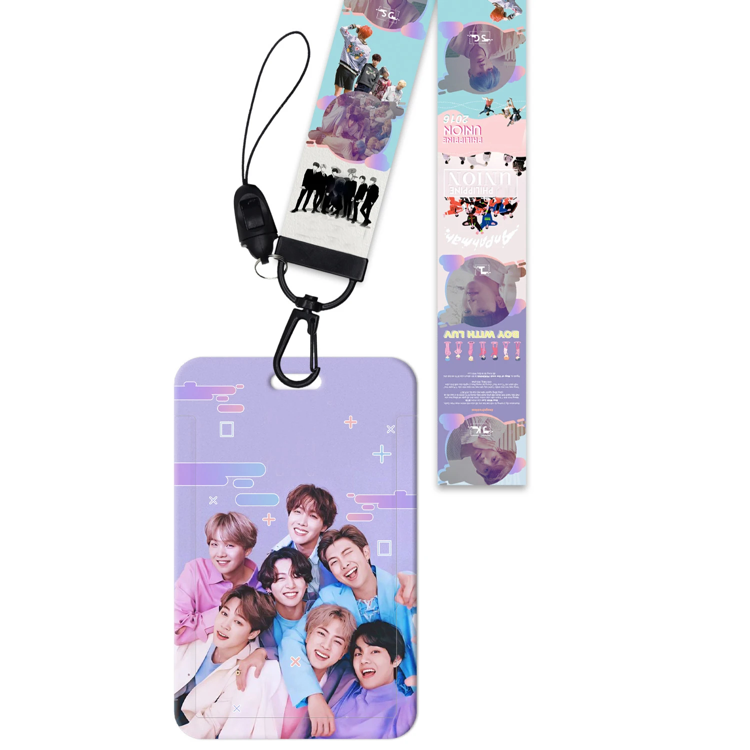Bangtan Boys ID Card Holder with Kpop Lanyard Keychain New Album Cute Photocard Credit Bus Card Holder Protector School Supplies
Bangtan Boys ID Card Holder with Kpop Lanyard Keychain New Album Cute Photocard Credit Bus Card Holder Protector School Supplies