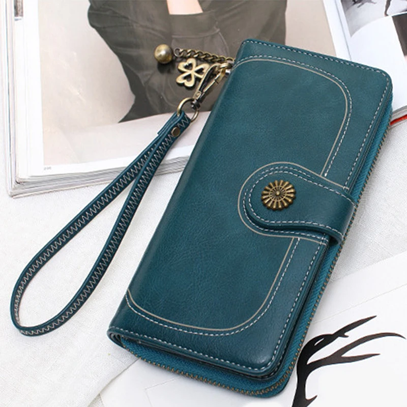 2021 New Long Three-Fold Multi-card Position Clutch Female Multifunction Wallet Card Holder
2021 New Long Three-Fold Multi-card Position Clutch Female Multifunction Wallet Card Holder