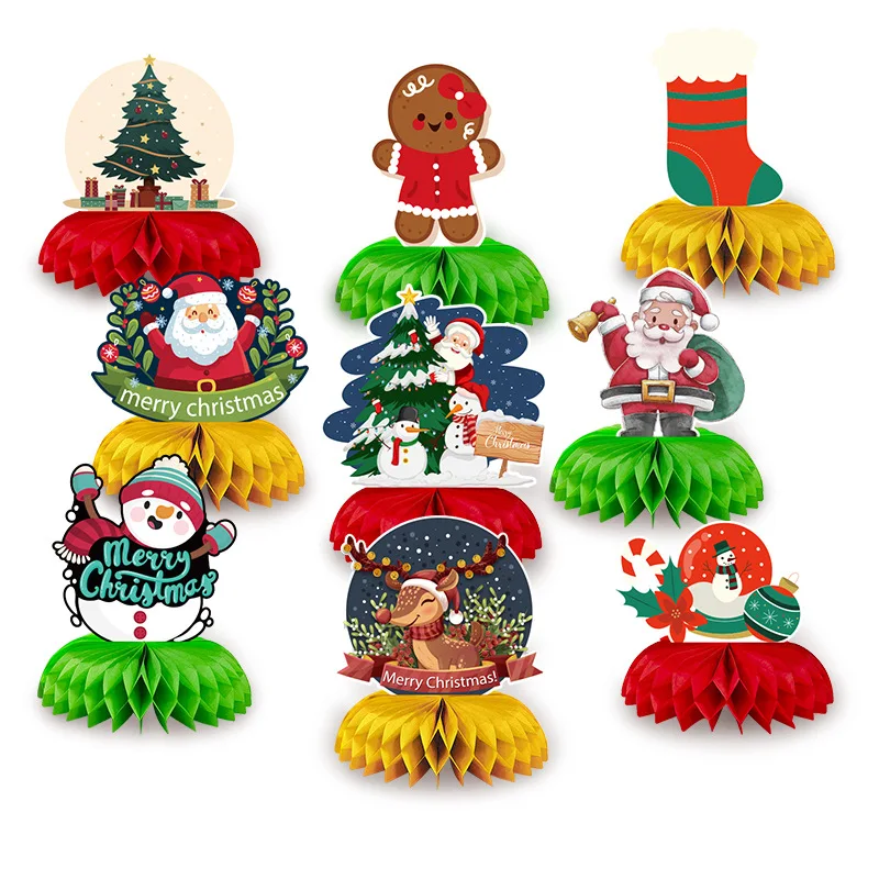 New Christmas themed party table top decorations birthday party decoration honeycomb ornaments
New Christmas themed party table top decorations birthday party decoration honeycomb ornaments