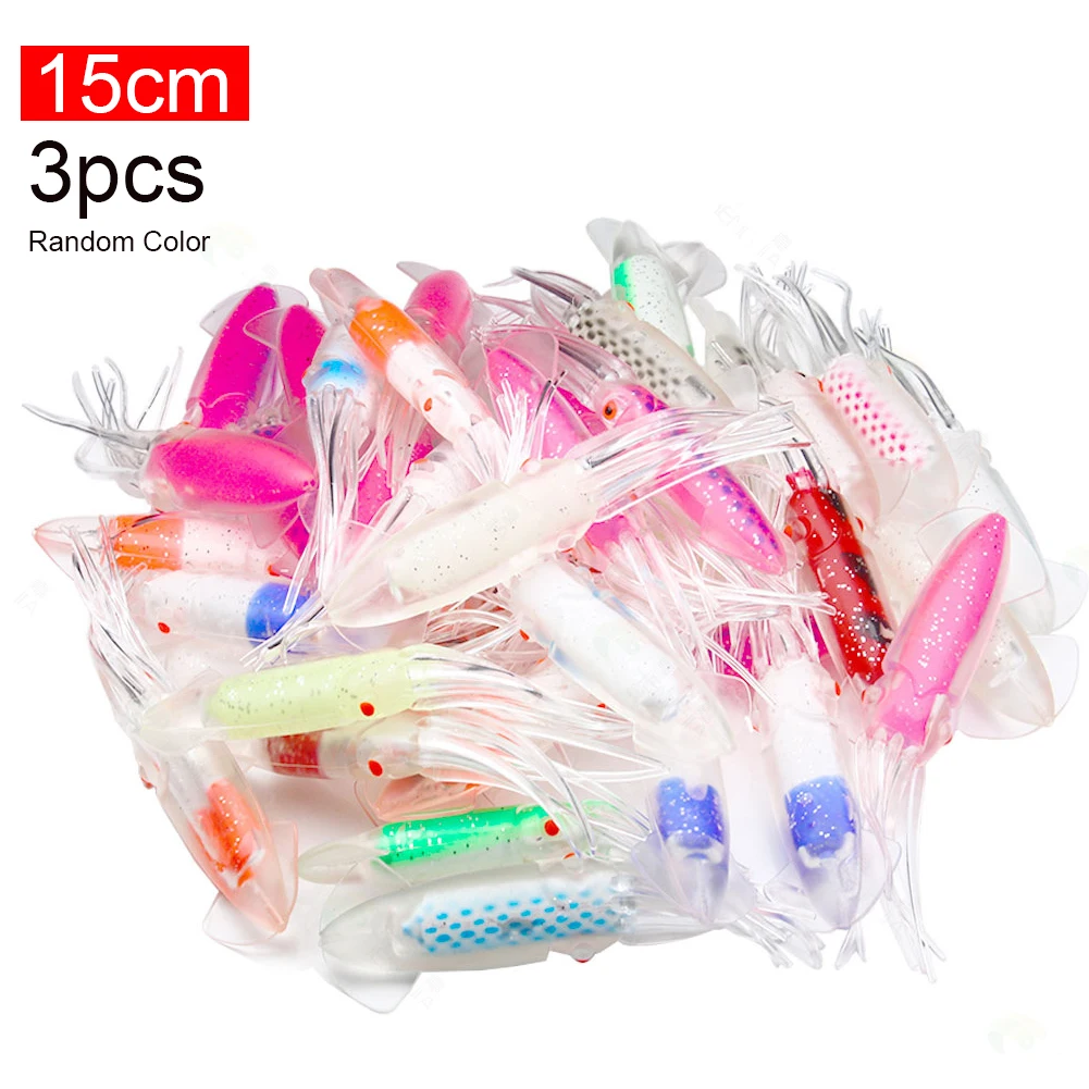 12/15cm Fishing Lures Soft Artificial Rubber UV Squid Skirt Soft Fishing Lures For Sea Fishing Trolling Wobbler Bait Accessories
12/15cm Fishing Lures Soft Artificial Rubber UV Squid Skirt Soft Fishing Lures For Sea Fishing Trolling Wobbler Bait Accessories