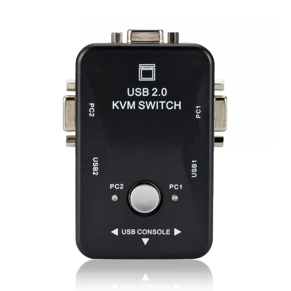 KVM Switch Box 2 Port 1920x1440 250MHz Keyboard Mouse Switcher Replaceable Computer Splitter Plastic Household Adapter
KVM Switch Box 2 Port 1920x1440 250MHz Keyboard Mouse Switcher Replaceable Computer Splitter Plastic Household Adapter