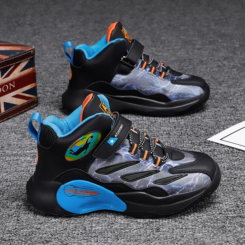 Boys Basketball Shoes High Quality Top Soft Non-slip Kids Sneakers Thick Sole Children Sport Shoes Outdoor Boy Trainer Basket
Boys Basketball Shoes High Quality Top Soft Non-slip Kids Sneakers Thick Sole Children Sport Shoes Outdoor Boy Trainer Basket
