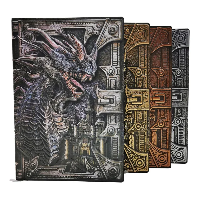 Stationery A5 Notebook European Vintage Thickened 3D Embossed Notepad Leather Diary Travel Organizer Gift Office Supplies
Stationery A5 Notebook European Vintage Thickened 3D Embossed Notepad Leather Diary Travel Organizer Gift Office Supplies