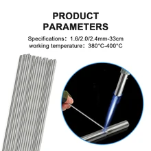 Universal Silver Aluminum Alloy Welding Rod Low Temperature Easy Melt Metal Soldering Brazing Wire Solder Powder Filler Rods