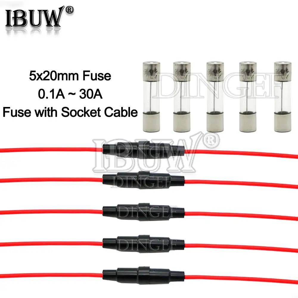 Держатели предохранителей 5x20 мм (10 шт.)
Держатели предохранителей 5x20 мм (10 шт.)
