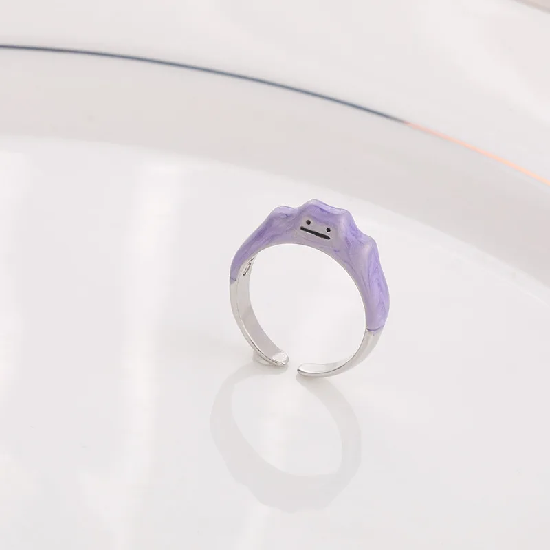 Anime Pokemon Hot Selling Design Style Purple Treasure Ever-Changing Cute Smiley Monster Ring Exquisite Accessories
Anime Pokemon Hot Selling Design Style Purple Treasure Ever-Changing Cute Smiley Monster Ring Exquisite Accessories