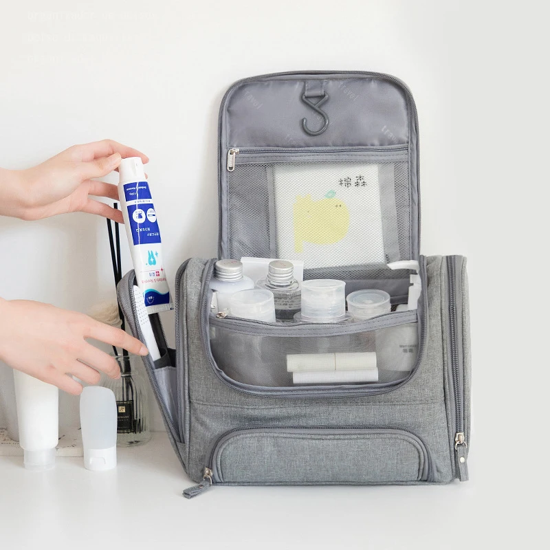 Multifunction Wet and Dry Double Layer Makeup Bag Mens Toiletry Bag For Traveling Designer Portable Women Zipper Toiletry Bag
Multifunction Wet and Dry Double Layer Makeup Bag Mens Toiletry Bag For Traveling Designer Portable Women Zipper Toiletry Bag