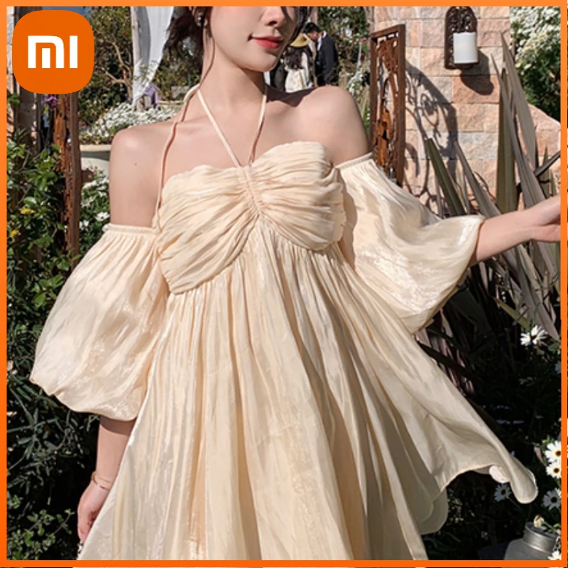 Xiaomi Summer Fairy Beach Short Party Dress Women Casual Strap Y2k Mini Dress Female Elegant One Piece Dress Korean Vintage Chic
Xiaomi Summer Fairy Beach Short Party Dress Women Casual Strap Y2k Mini Dress Female Elegant One Piece Dress Korean Vintage Chic