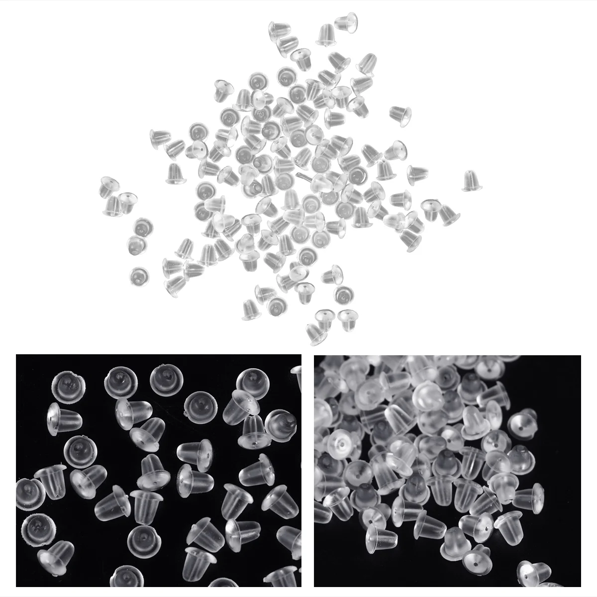 Earring Backs Clutch Clear Backings Bullet Safety Pads Backstop Silicone Replacement Stoppers Replacements Secure Replace Stud
Earring Backs Clutch Clear Backings Bullet Safety Pads Backstop Silicone Replacement Stoppers Replacements Secure Replace Stud