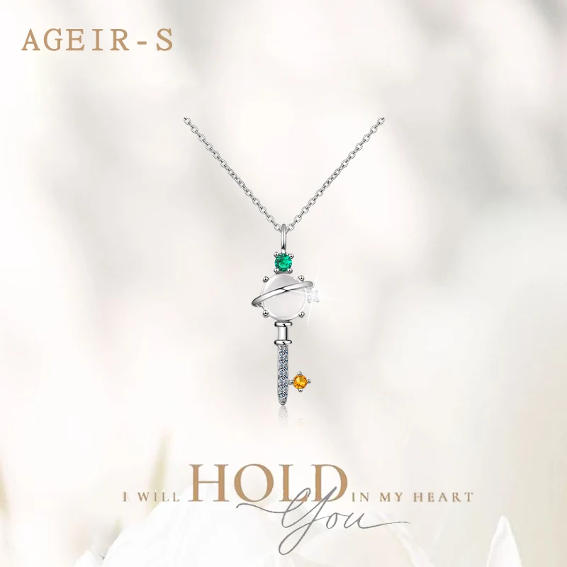 AGEIR-S s925 Silver Excellent Cut 1 Carat Affordable Moissanite Pendant For Women Necklace For Girlfriend Birthday Gift Z193
AGEIR-S s925 Silver Excellent Cut 1 Carat Affordable Moissanite Pendant For Women Necklace For Girlfriend Birthday Gift Z193
