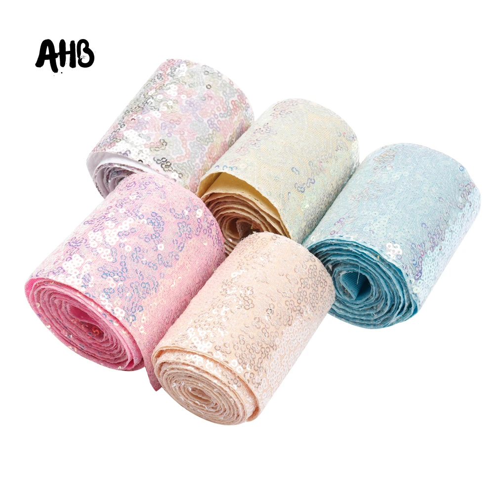 AHB 2Yards/Roll Sequins Solid Color Ribbon Candy Color Single Color Ribbon For Hairband Accessories Handmade Craft Materials
AHB 2Yards/Roll Sequins Solid Color Ribbon Candy Color Single Color Ribbon For Hairband Accessories Handmade Craft Materials