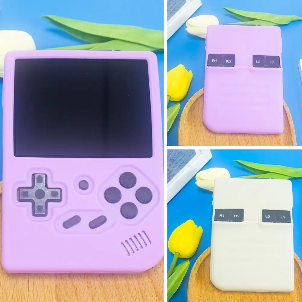 Для ANBERNIC RG35XX портативная игровая консоль силиконовая фотография защита от