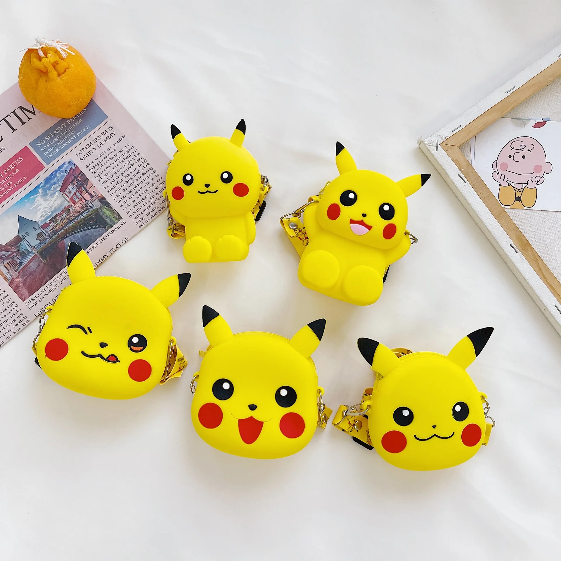 Pokemon Pikachu Backpack for Girls Boys Cute Kawaii Anime Silicone Coin Purse for Kids Birthday Gift Toys
Pokemon Pikachu Backpack for Girls Boys Cute Kawaii Anime Silicone Coin Purse for Kids Birthday Gift Toys