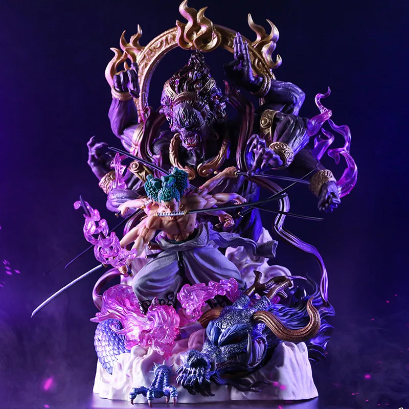 New One Piece Anime Figure Roronoa Zoro Nine Knives Flow Ghost Gas Asura Solo Action Figures Collection Statue Model Toy Gift
New One Piece Anime Figure Roronoa Zoro Nine Knives Flow Ghost Gas Asura Solo Action Figures Collection Statue Model Toy Gift