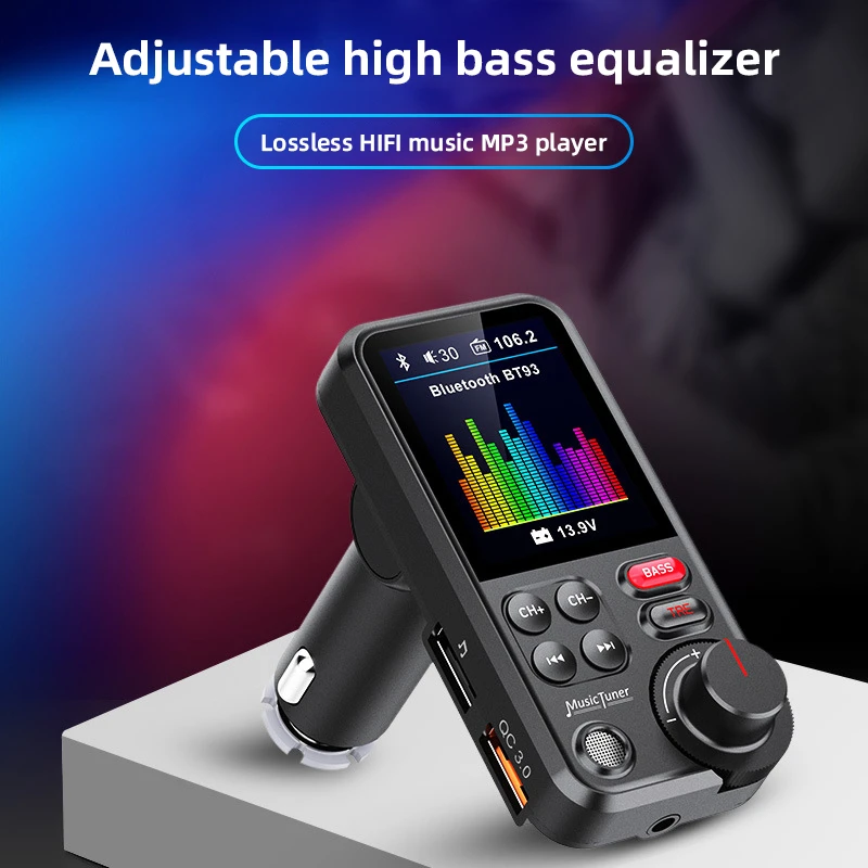 New BT93 Car MP3 Player Bluetooth Calls Hands Free Receiver QC3.0 Cell Phone Fast Charging 12V 24V Car Music Audio Player
New BT93 Car MP3 Player Bluetooth Calls Hands Free Receiver QC3.0 Cell Phone Fast Charging 12V 24V Car Music Audio Player