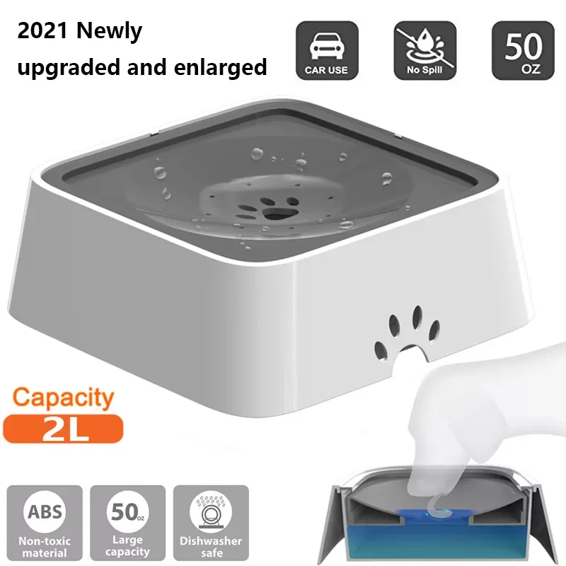 2021 Dog Drinking Water Bowl 2L Floating Non-Wetting Mouth Cat Bowl Without Spill Drinking Water Dispenser ABS Plastic Dog Bowl
2021 Dog Drinking Water Bowl 2L Floating Non-Wetting Mouth Cat Bowl Without Spill Drinking Water Dispenser ABS Plastic Dog Bowl