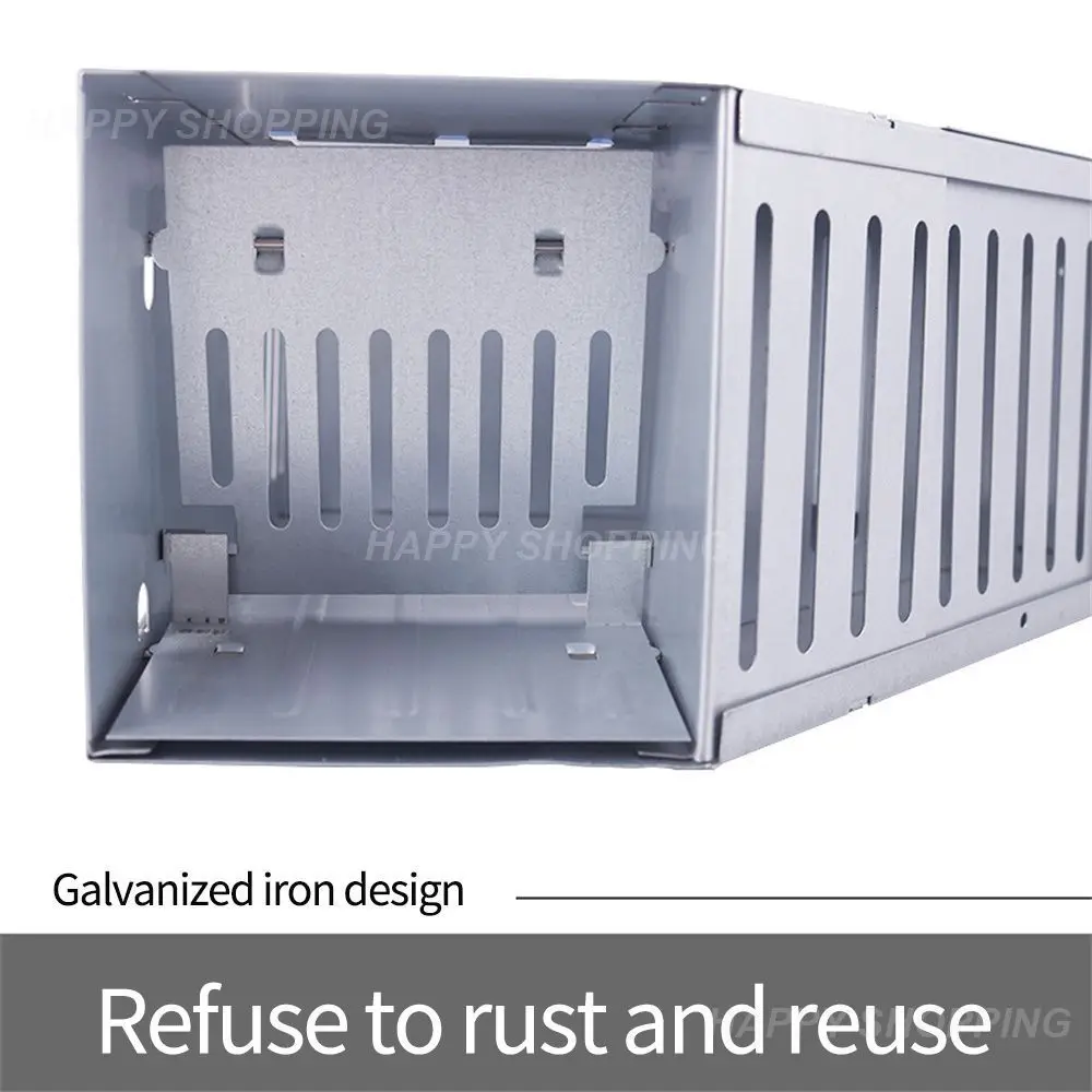 Home Automatic Mousetrap Multiple Occasions Available Large Space Reusable Rustproof Double-door Design Garden Supplies Portable
Home Automatic Mousetrap Multiple Occasions Available Large Space Reusable Rustproof Double-door Design Garden Supplies Portable