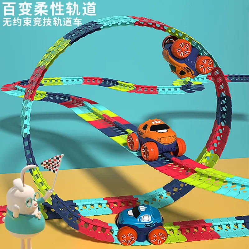 Children's Electric Multiplayer Competitive Rail Car Toy Versatile Diy Assembly Anti Gravity Small Train Roller Coaster Set 
Children's Electric Multiplayer Competitive Rail Car Toy Versatile Diy Assembly Anti Gravity Small Train Roller Coaster Set