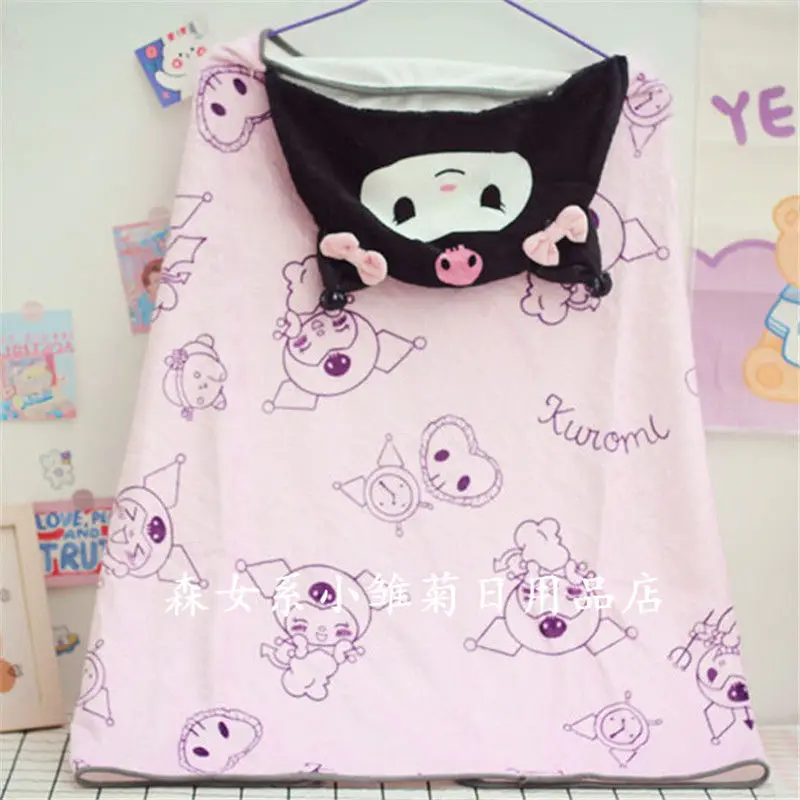 Sanrio Kawaii Kuromi Pompompurin Velvet Cape Shawl Blanket Girls Cute Cartoon Cinnamoroll Hello Kitty Nap Blanket Toys for Kids
Sanrio Kawaii Kuromi Pompompurin Velvet Cape Shawl Blanket Girls Cute Cartoon Cinnamoroll Hello Kitty Nap Blanket Toys for Kids