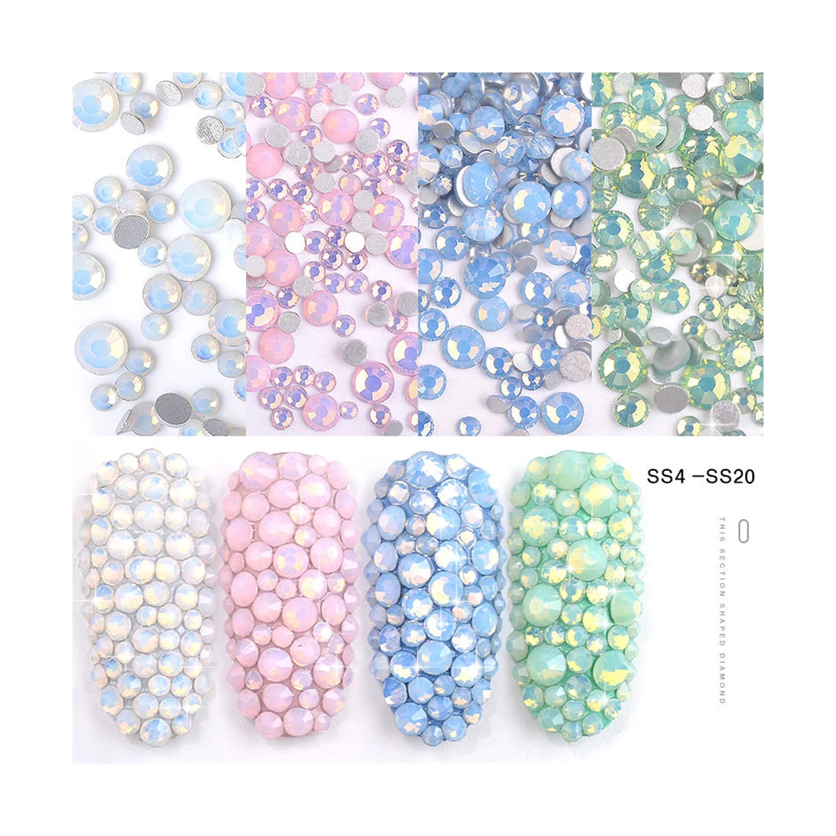 Nail Art Flat Diamond Nail Art Rhinestone Snow Protein Glass Nail Diamond Zircon Accessories Nail Art Decorations Nail Parts
Nail Art Flat Diamond Nail Art Rhinestone Snow Protein Glass Nail Diamond Zircon Accessories Nail Art Decorations Nail Parts