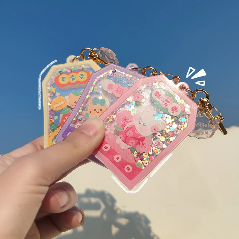 2022 New Girls Acrylic Key Chain Cute Quicksand Sequins Keyring Pendant For Women Bag Accessory Bear Rabbit Keychain Decor
2022 New Girls Acrylic Key Chain Cute Quicksand Sequins Keyring Pendant For Women Bag Accessory Bear Rabbit Keychain Decor