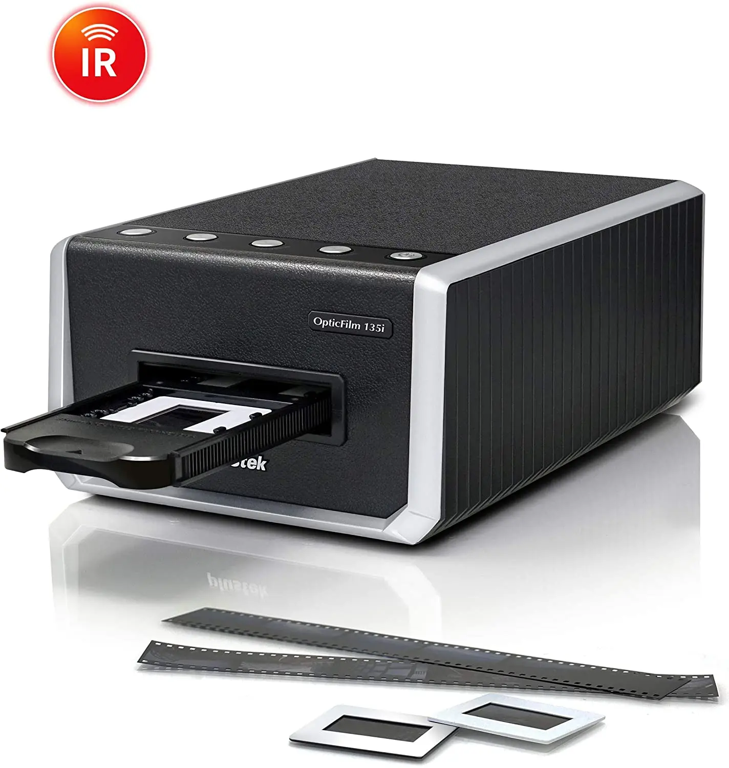 

Plustek OpticFilm 135i - Automatic Film & Slide Scanner, Batch converts 35mm Slides & Negatives, 7200 dpi Resolution