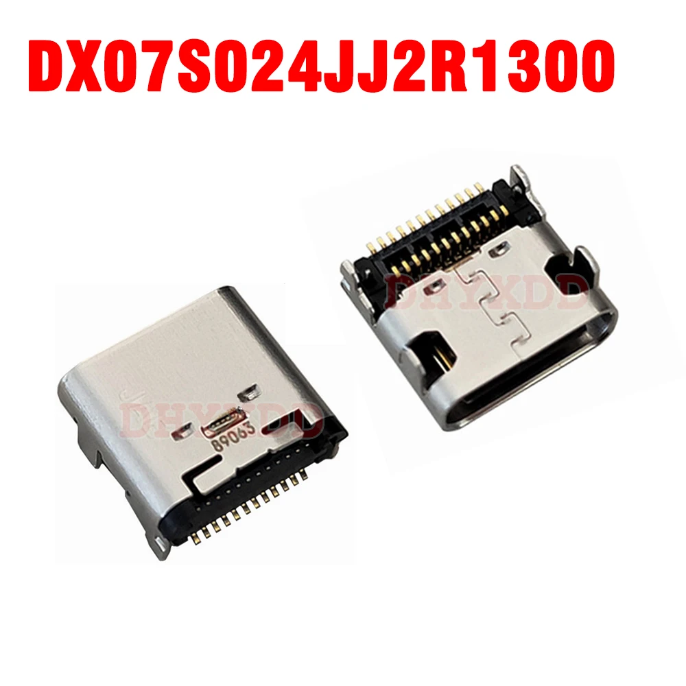 

10PCS/Lot DX07S024JJ2R1300 Type C USB 3.1 Female Socket Jack Connector 24Pin 24P For Tail Insert Charging
