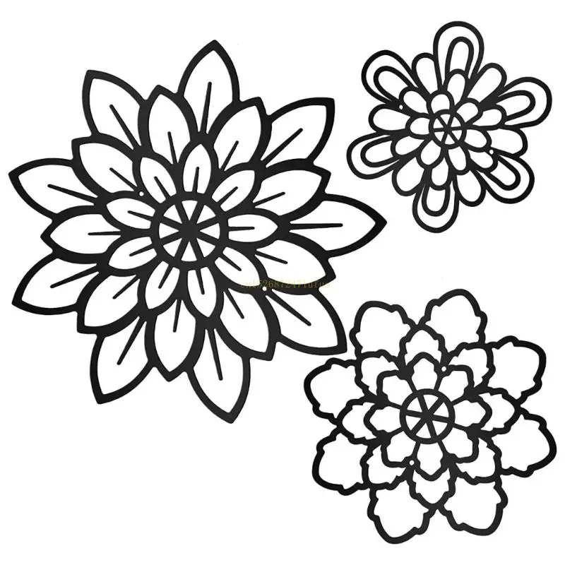 3Pcs Round Flower Metal Wall Art Decor Set Metal Flower Decor Minimalist Wall Art Flower Decor for Bedroom Living Drop Shipping
3Pcs Round Flower Metal Wall Art Decor Set Metal Flower Decor Minimalist Wall Art Flower Decor for Bedroom Living Drop Shipping