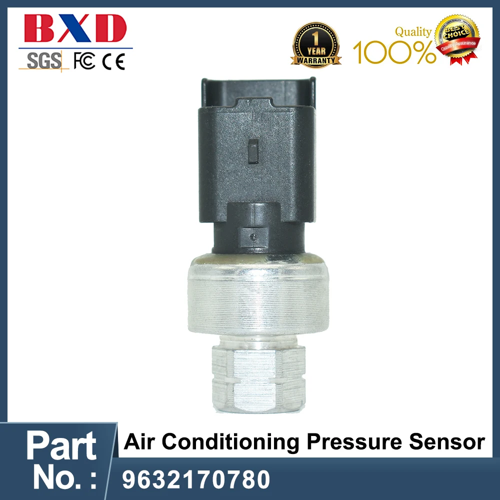 

Air Conditioning Pressure Sensor 9632170780 for Peugeot 406 407 Citroen C2 C4 C8 52CP10-01 9647971280 9653027360 V22-73-0012