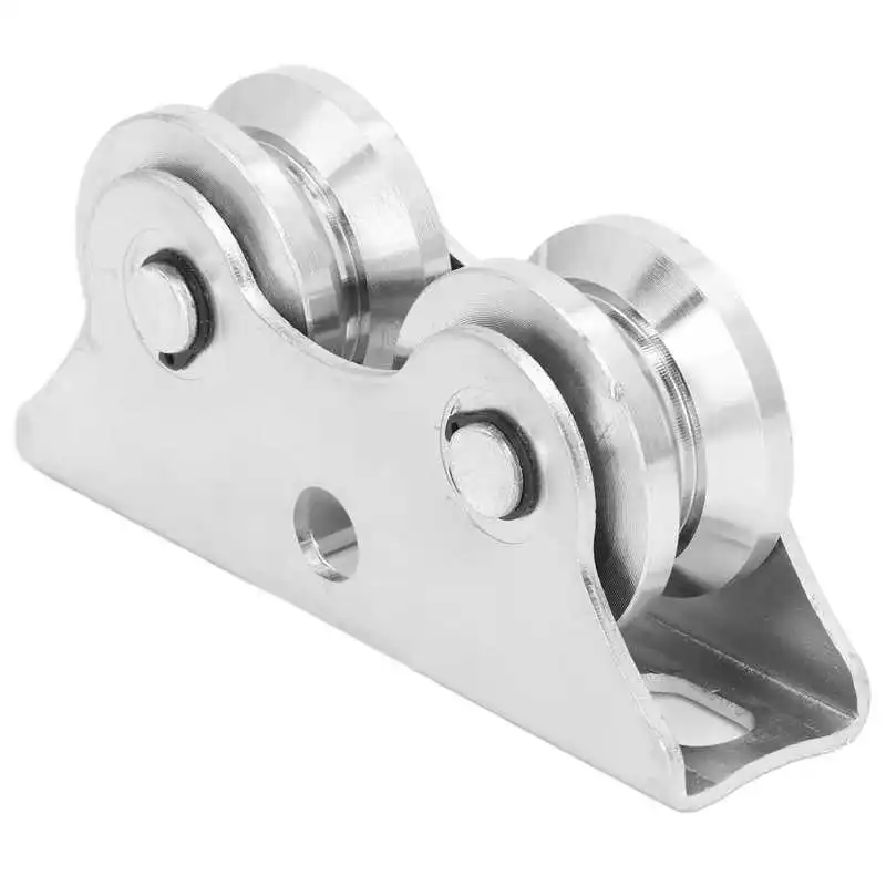 Groove Wheel Heavy Duty Wear Resistant Strong Load Bearing High Strength Sliding Gate Track Pulley with Bracket for Wire Rope
Groove Wheel Heavy Duty Wear Resistant Strong Load Bearing High Strength Sliding Gate Track Pulley with Bracket for Wire Rope