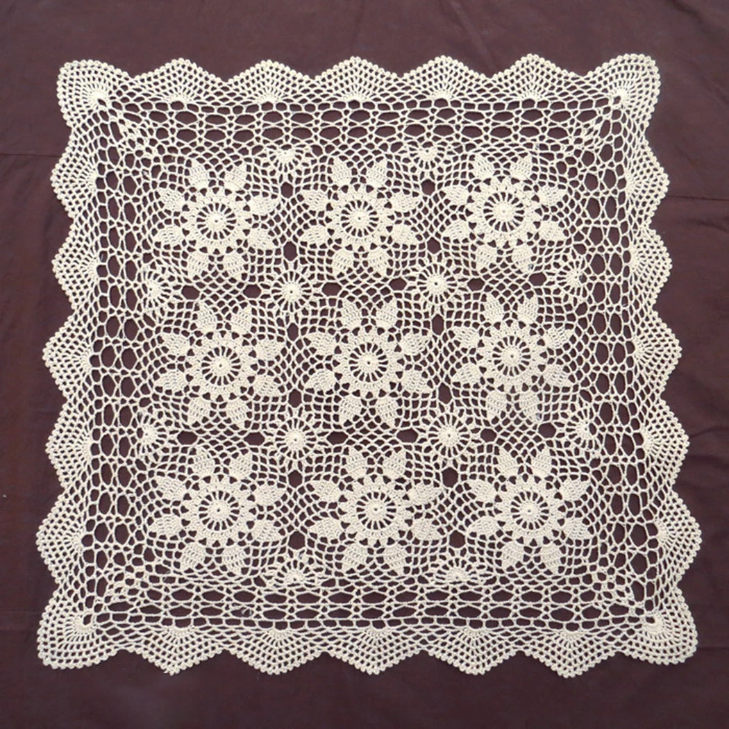 Vintage Square Tablecloth Cotton Crochet Lace Table Cloth Table Decoration Wedding Party Home Decor Kitchen Dining Mat Pad
Vintage Square Tablecloth Cotton Crochet Lace Table Cloth Table Decoration Wedding Party Home Decor Kitchen Dining Mat Pad