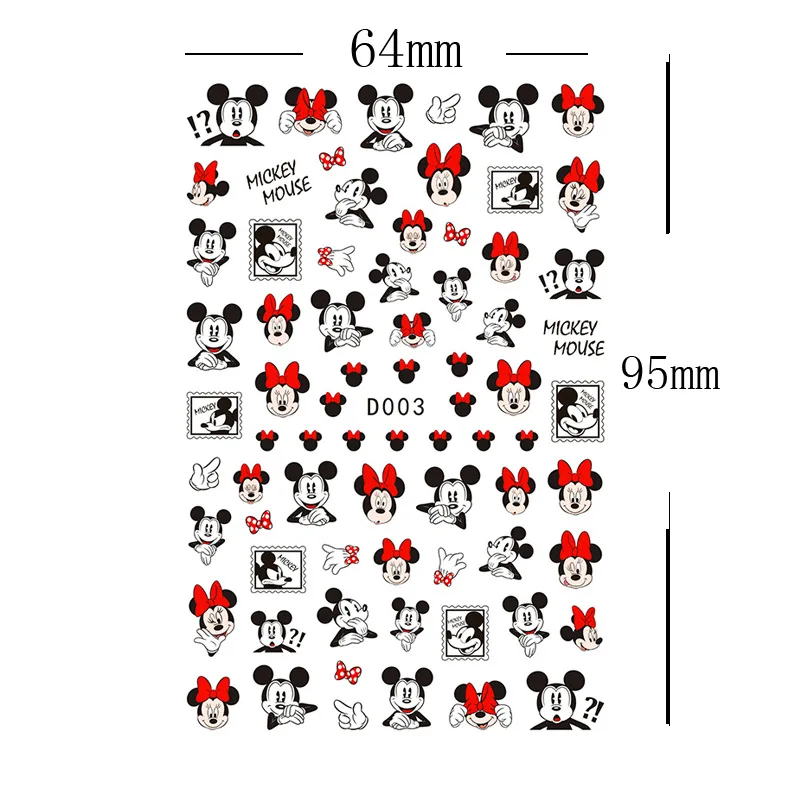 1PCS Disney Mickey Nail Stickers Cartoon Nail Art Sticker Datsy Duck Princess 3D Handmade DIY Disney Nail Art Sticker Decals
1PCS Disney Mickey Nail Stickers Cartoon Nail Art Sticker Datsy Duck Princess 3D Handmade DIY Disney Nail Art Sticker Decals