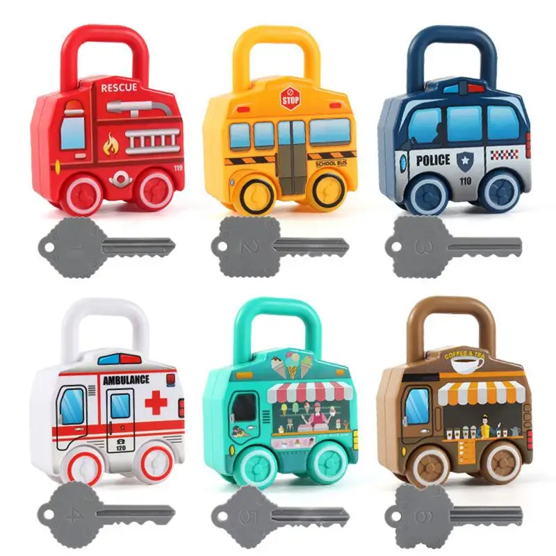 Kids Learning Locks With Keys Fun Car Pairing Key Unlock Toy Educational Preschool Game For Kids Aged 3-6 Years Old 
Kids Learning Locks With Keys Fun Car Pairing Key Unlock Toy Educational Preschool Game For Kids Aged 3-6 Years Old