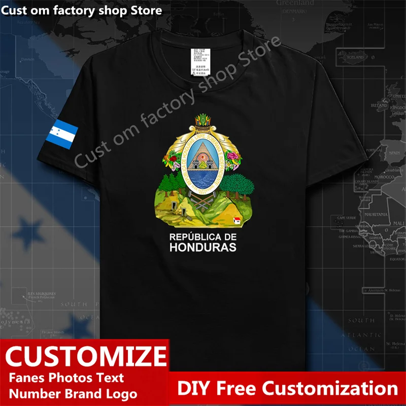 Honduras Country T shirt Custom Jersey Fans DIY Name Number Brand LOGO Tshirt High Street Fashion Hip Hop Loose Casual T-shirt
Honduras Country T shirt Custom Jersey Fans DIY Name Number Brand LOGO Tshirt High Street Fashion Hip Hop Loose Casual T-shirt