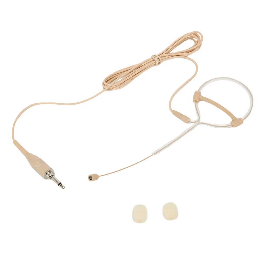 Beige Single Earhook Headset Mic Headworn Microphone 3.5mm 3 Pin 4 Pin XLR Plug Omnidirectional Pickup Musical Instrument Parts
Beige Single Earhook Headset Mic Headworn Microphone 3.5mm 3 Pin 4 Pin XLR Plug Omnidirectional Pickup Musical Instrument Parts