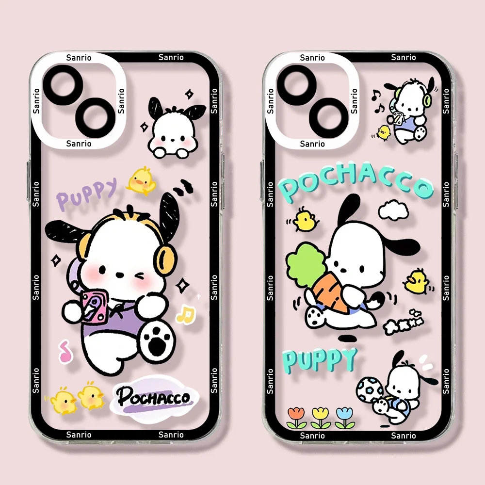 Sanrio Pochacco Phone Case For Xiaomi Redmi Note 12C 11 10 Pro Plus 10C 9A 9C 9T K30 K40 K50 K60 4G 5G Transparent Capa
Sanrio Pochacco Phone Case For Xiaomi Redmi Note 12C 11 10 Pro Plus 10C 9A 9C 9T K30 K40 K50 K60 4G 5G Transparent Capa