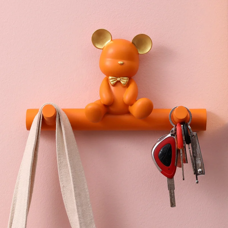 Cartoon Bear Hook Porch Key Hook Clothes Rack Wall Shelf Hanger Resin Coat Towel Hooks Hat Handbag Holder Wall Home Decor
Cartoon Bear Hook Porch Key Hook Clothes Rack Wall Shelf Hanger Resin Coat Towel Hooks Hat Handbag Holder Wall Home Decor