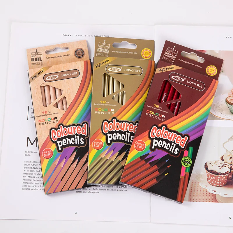 12 Logs/basswood/black Wood Sketch Color Lead Boxed Student Art Painting Drawing Environmental Protection Pencil 
12 Logs/basswood/black Wood Sketch Color Lead Boxed Student Art Painting Drawing Environmental Protection Pencil