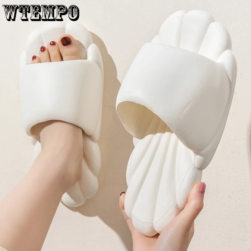 Wtempo Women's Summer Cute Shell Slippers Out Home Bathing Non-slip Soft Bottom Breathable Sandals
Wtempo Women's Summer Cute Shell Slippers Out Home Bathing Non-slip Soft Bottom Breathable Sandals