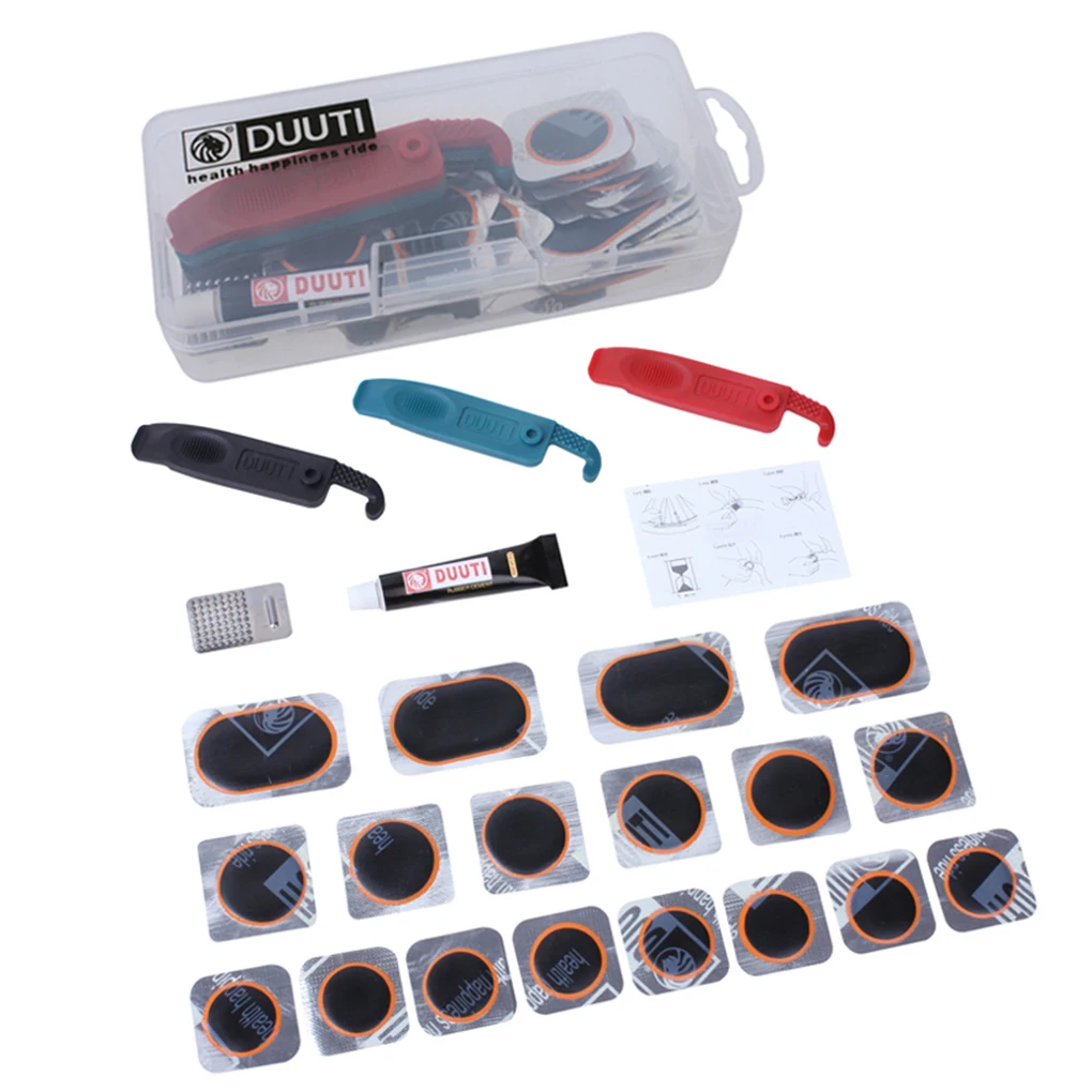 DUUTI Cycle Tire Repairing Tool Reusable Combination Gadgets with Storage Box Tires Patches Set Outdoor Household
DUUTI Cycle Tire Repairing Tool Reusable Combination Gadgets with Storage Box Tires Patches Set Outdoor Household