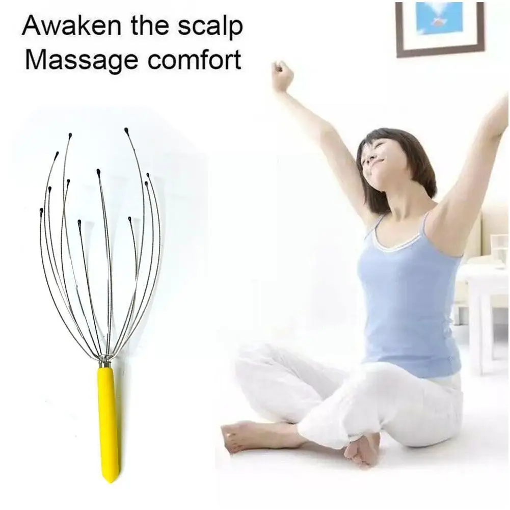 Octopus Scalp Stress Relax Spa Massage Pain Relief Massager Neck Release Stress Relaxing Metal Body Massager Claw Devi V5v8
Octopus Scalp Stress Relax Spa Massage Pain Relief Massager Neck Release Stress Relaxing Metal Body Massager Claw Devi V5v8