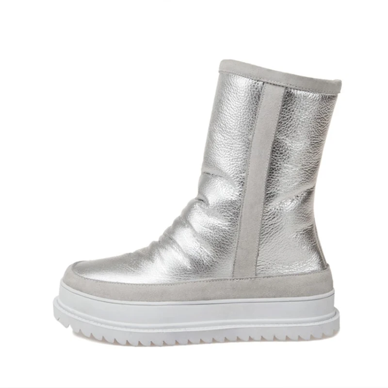 Nature Fur Snow Boots Women Winter Round Toe Suede Female Platform Boots Ladies Black Silver Zipper Leather Warm Shoes
Nature Fur Snow Boots Women Winter Round Toe Suede Female Platform Boots Ladies Black Silver Zipper Leather Warm Shoes