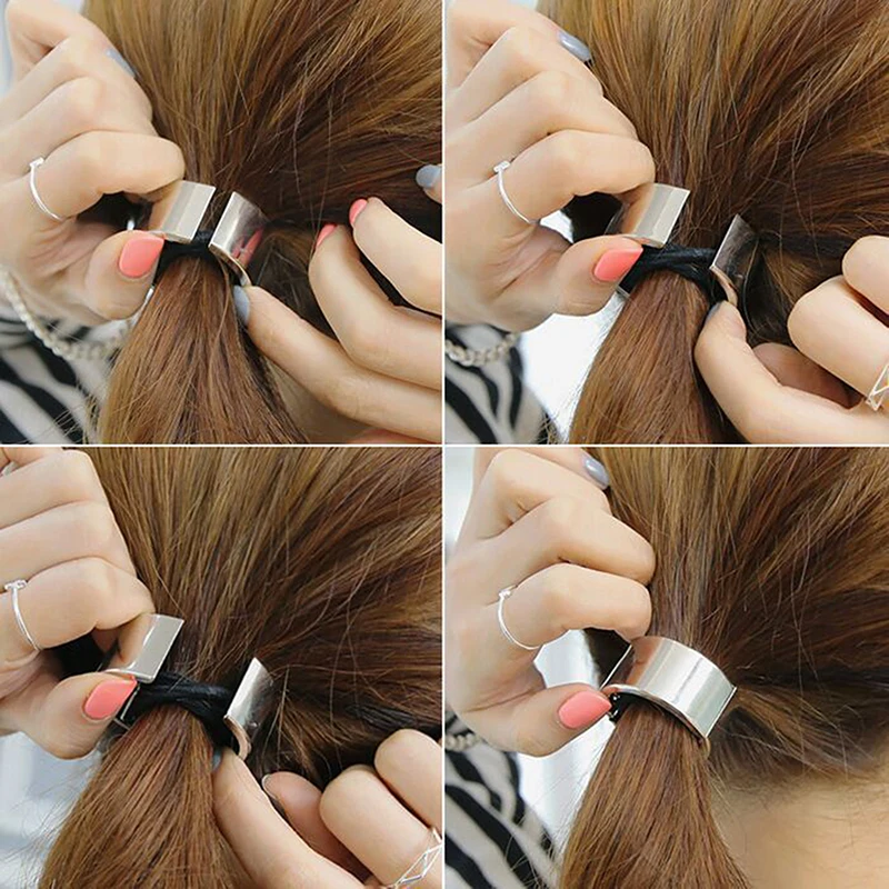 1pc Metal Ponytail Holder Fashion Simple Hair Ropes For Girl Women Hair Accessories Hair Decoration Headwear
1pc Metal Ponytail Holder Fashion Simple Hair Ropes For Girl Women Hair Accessories Hair Decoration Headwear