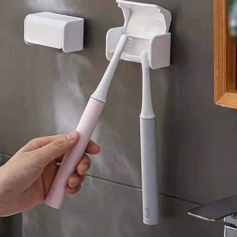 Toothbrush Holder Wall Mounted Toothpaste Stand Punch-free Toothbrush Drain Storage Rack Bathroom Accessories Bathroom Storage
Toothbrush Holder Wall Mounted Toothpaste Stand Punch-free Toothbrush Drain Storage Rack Bathroom Accessories Bathroom Storage