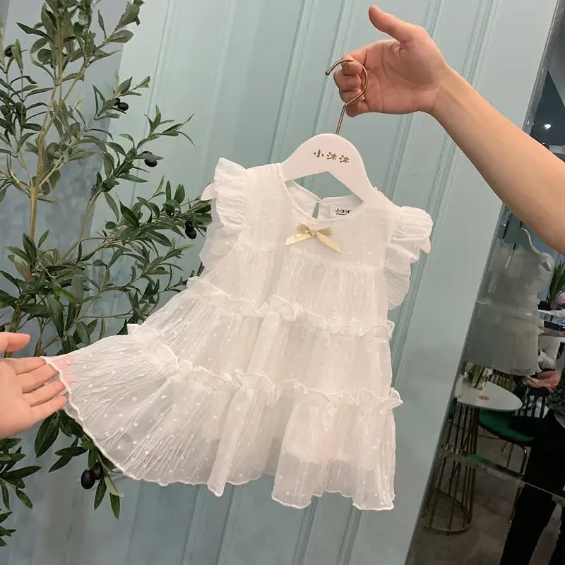 Girls summer dresses Solid princess skirt magnanimous puffy skirt Sleeveless children dresses baby skirt thin section
Girls summer dresses Solid princess skirt magnanimous puffy skirt Sleeveless children dresses baby skirt thin section