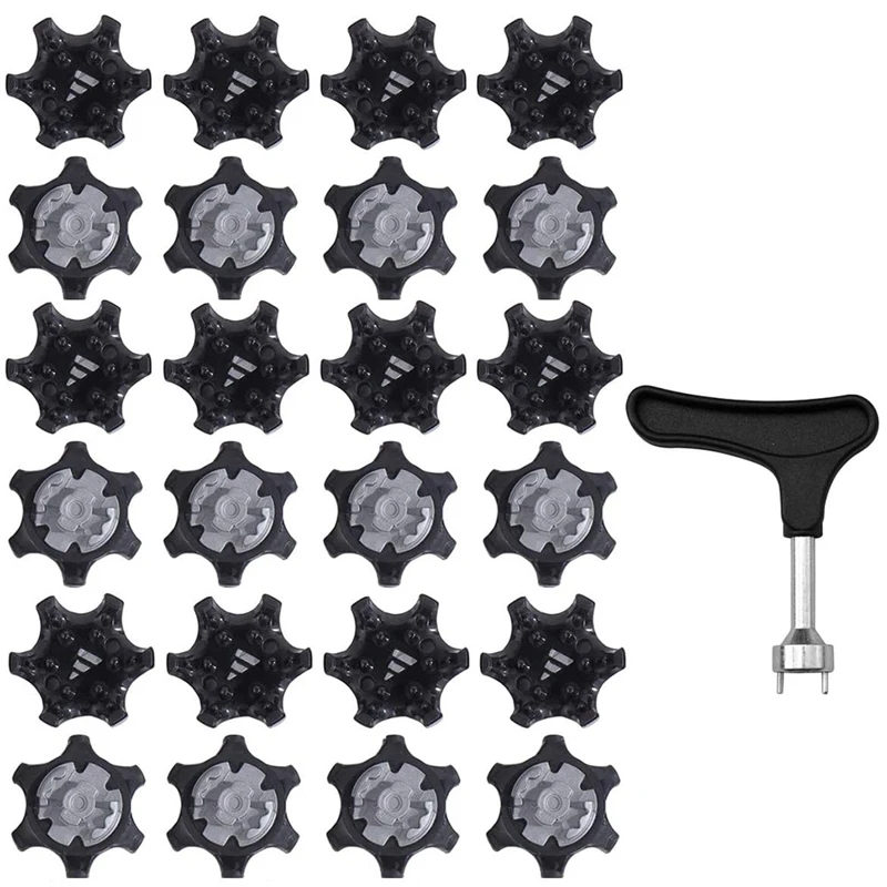 Hot 25Pcs Easy to Change Studs, Universal Anti Skid Golf Shoes, with Golf Spike Wrench Two Pin Shoes Remover Replacement
Hot 25Pcs Easy to Change Studs, Universal Anti Skid Golf Shoes, with Golf Spike Wrench Two Pin Shoes Remover Replacement
