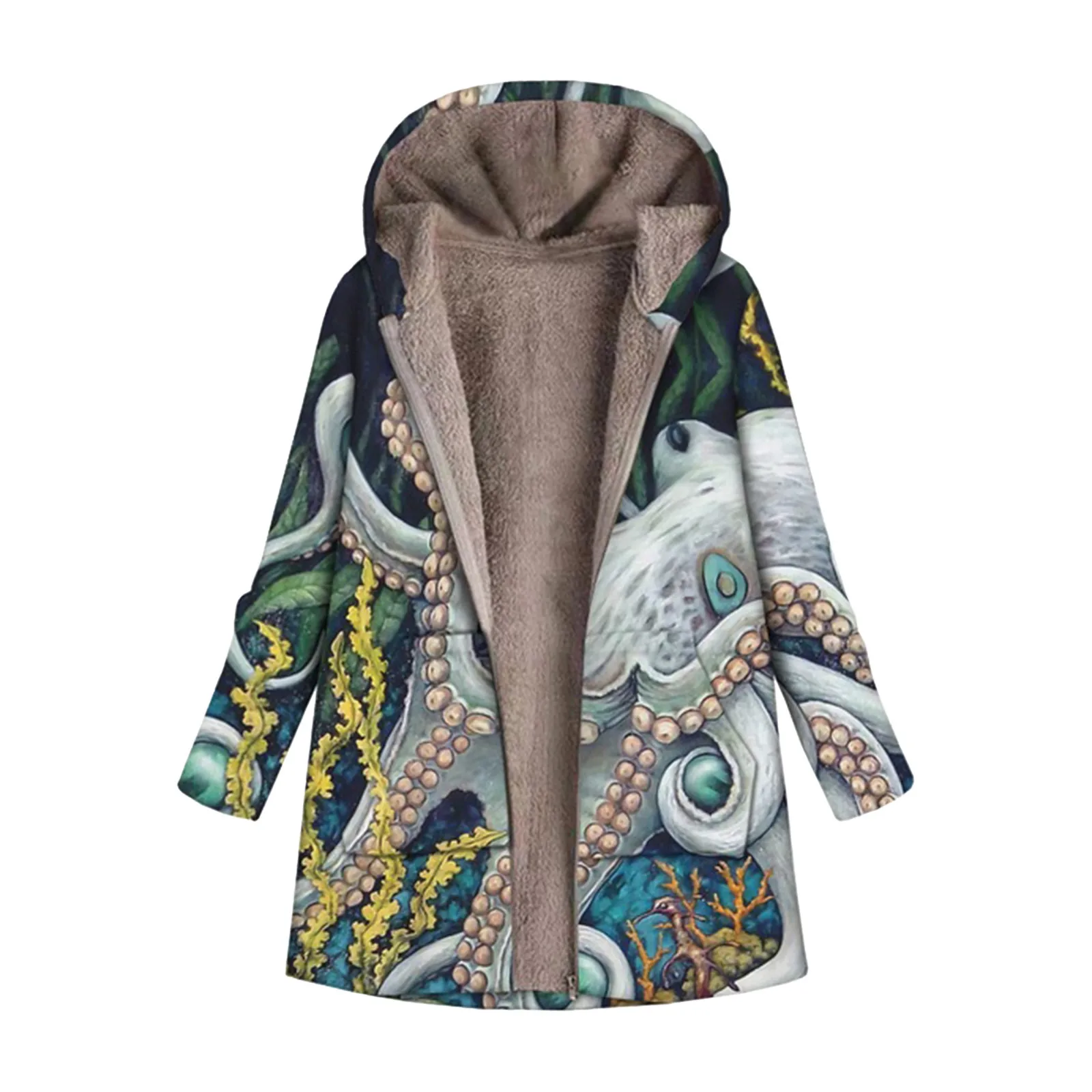 Womens Thickened Overcoat Creative Print Warm h Winter Fleece Lined Hoodie Snow Coat Fit Jackets Warm Fuzzy Jacket Lb Jacket
Womens Thickened Overcoat Creative Print Warm h Winter Fleece Lined Hoodie Snow Coat Fit Jackets Warm Fuzzy Jacket Lb Jacket